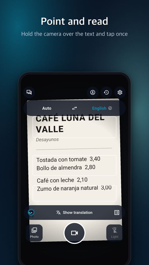 Camera Translator screenshot 1