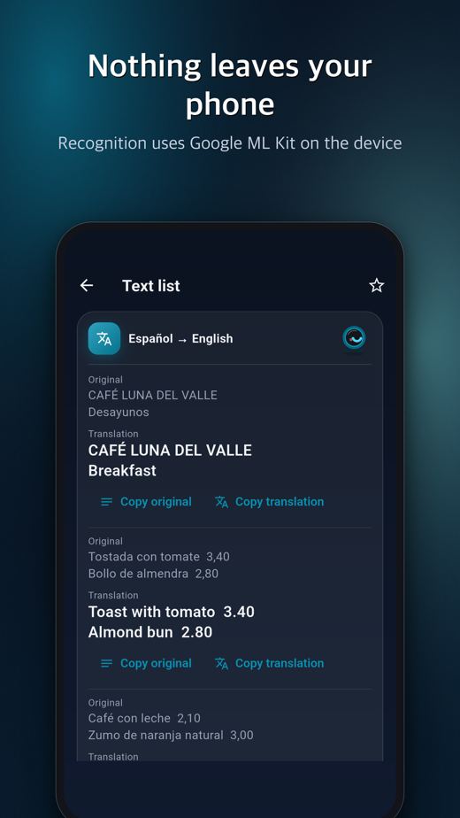 Camera Translator screenshot 2