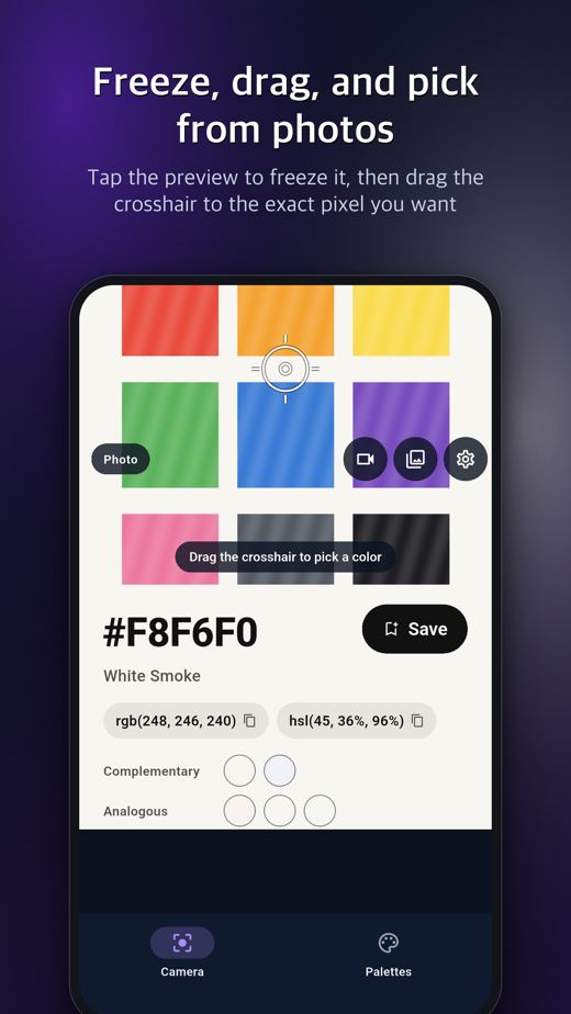 Color Picker Camera screenshot 1