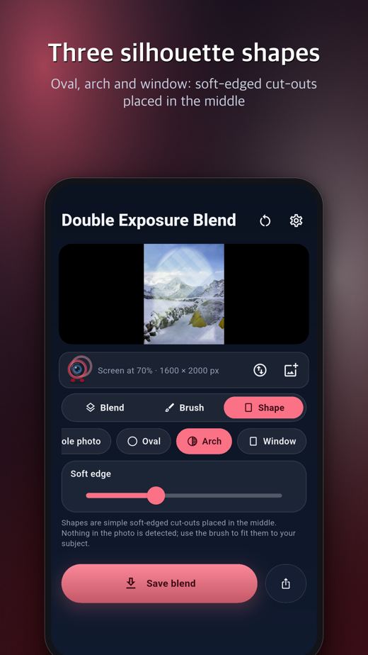 Double Exposure Blend screenshot 2