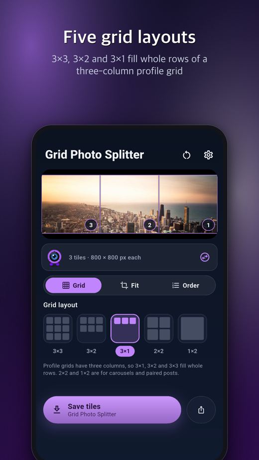 Grid Photo Splitter screenshot 1