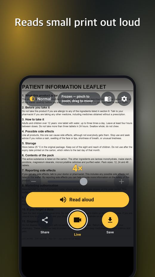 Magnifier & Flashlight screenshot 1