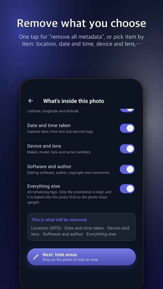 Photo Privacy Guard screenshot 2