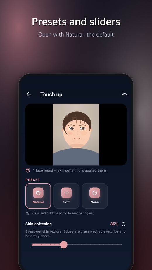 Portrait Touch-Up screenshot 1