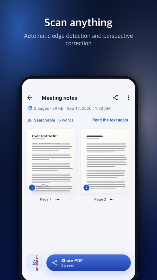 Scan to PDF screenshot 2